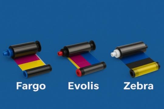کدام نوع ریبون برای چاپ کارت‌های رنگی کیفیت بهتری دارد؟ بررسی ریبون‌های فارگو، اولیس و زبرا