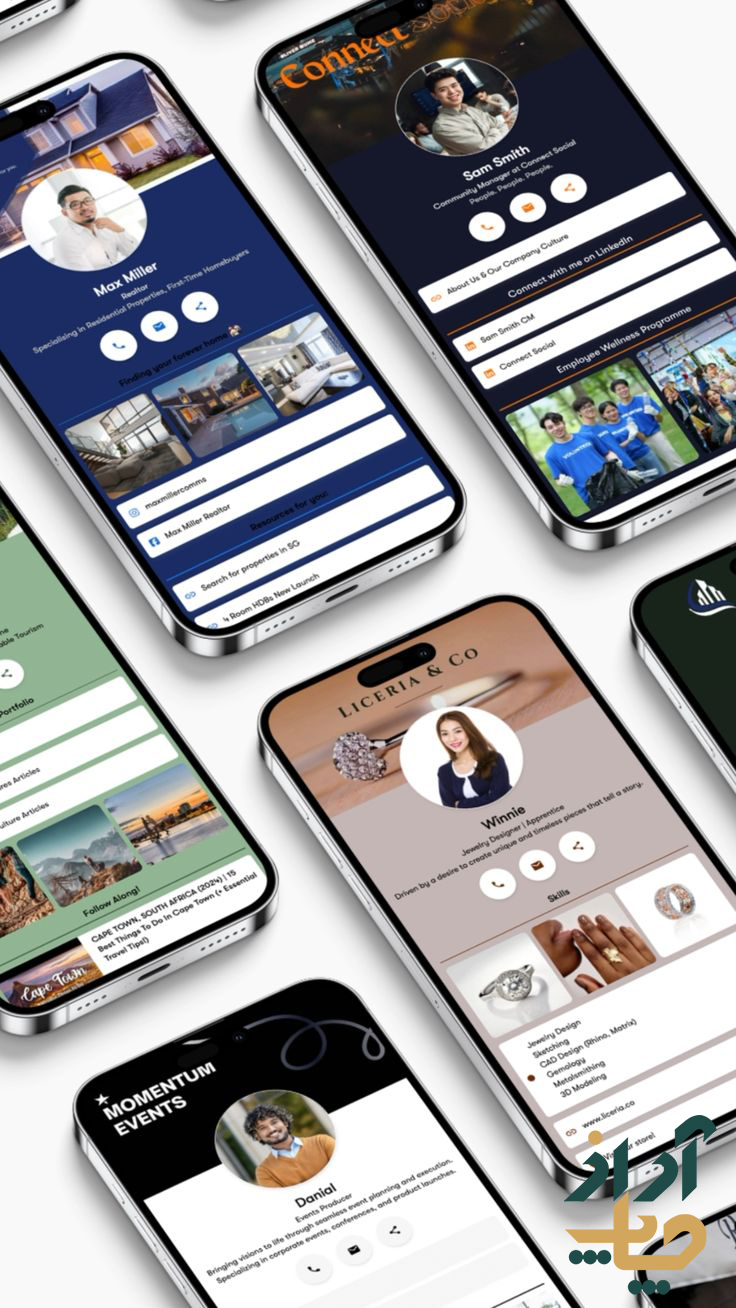 پروفایل بایو لینک nfc